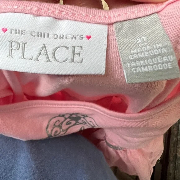 Children’s Place 2T Pink and Silver Sparkle Birthday Girls Princess Dress - Picture 5 of 5